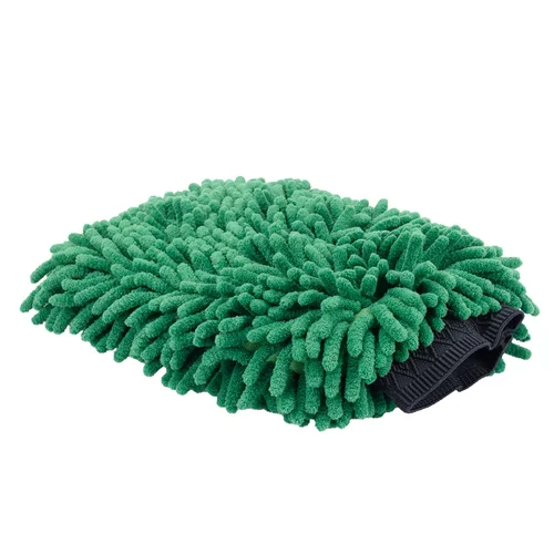 MaxShine Chenille Wash Mitt Green